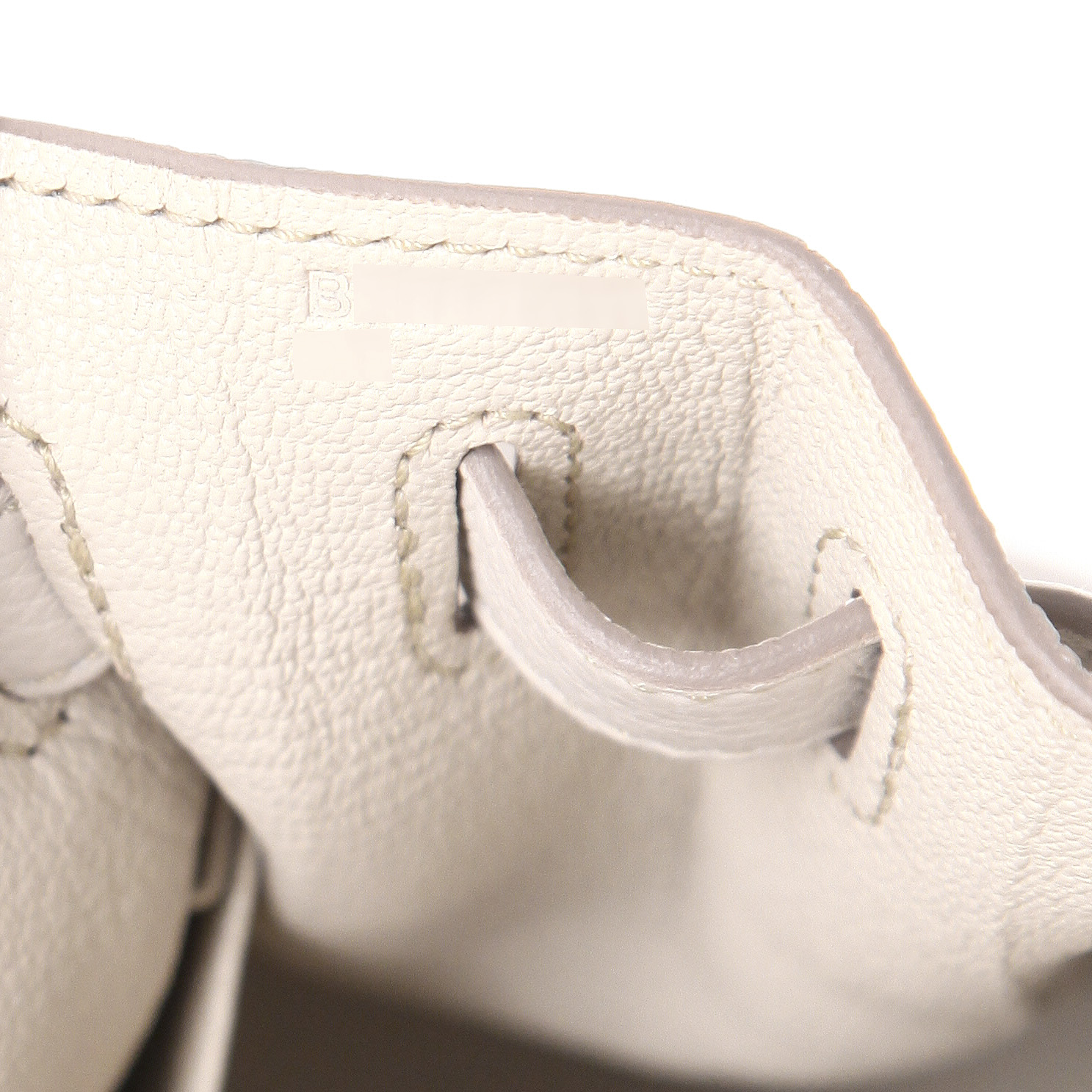 Borsa Hermès  Kelly 28 cm in pelle togo Gris-Béton - Detail D4