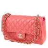 chanel pre owned jumbo xl tortoiseshell shoulder bag item Chanel  Timeless en charol acolchado rosa - 00pp thumbnail