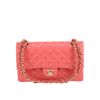 chanel pre owned jumbo xl tortoiseshell shoulder bag item Chanel  Timeless en charol acolchado rosa - 360 thumbnail