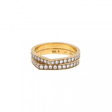 Bague Repossi Antifer en or rose et diamants
