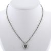 Chopard Happy Diamonds necklace in white gold and diamonds - 360 thumbnail