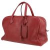 Hermès  sandales compensees hermes cuir blanc bois taille travel bag  in burgundy togo leather - 00pp thumbnail