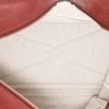Hermès  sandales compensees hermes cuir blanc bois taille travel bag  in burgundy togo leather - Detail D3 thumbnail