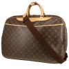 Borsa da viaggio Louis Vuitton  Alize in tela monogram marrone e pelle naturale - 00pp thumbnail