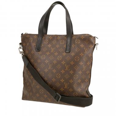 Borsa Louis Vuitton  Davis in tessuto a monogramma Macassar e pelle nera