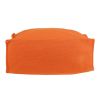 Hermès  Etriviere - Belt shopping bag  in orange canvas  and natural leather - Detail D1 thumbnail