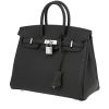 Bolso de mano Hermès  Birkin 25 cm en cuero togo negro - 00pp thumbnail