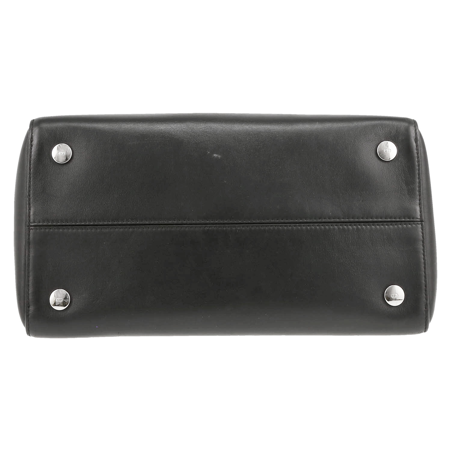 Sac cabas Dior  Dior Addict cabas en cuir noir et rose-pale - Detail D1