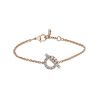 Hermès Finesse bracelet in pink gold and diamonds - 00pp thumbnail