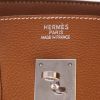 Bolso de mano Hermès  Birkin 35 cm en cuero togo color oro - Detail D2 thumbnail