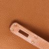 Hermès  Birkin 35 cm handbag  in gold togo leather - Detail D4 thumbnail