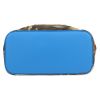 Louis Vuitton  Neverfull medium model  shopping bag  multicolor  canvas  and blue leather - Detail D1 thumbnail