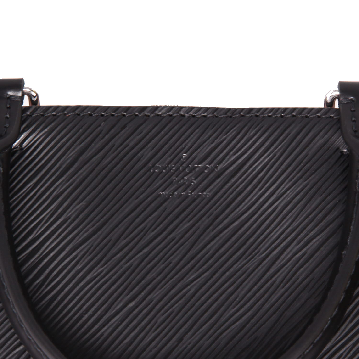 Louis Vuitton  Marelle handbag  in black epi leather - Detail D2