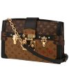 Louis Vuitton  Petite Malle Souple shoulder bag  in brown monogram canvas  and black leather - 00pp thumbnail