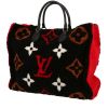 Bolso Cabás Louis Vuitton  Onthego en cuero de obeja volteado negro y rojo y cuero negro - 00pp thumbnail