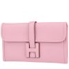 Hermès  Jige pouch  in Rose Bubblegum Swift leather - 00pp thumbnail