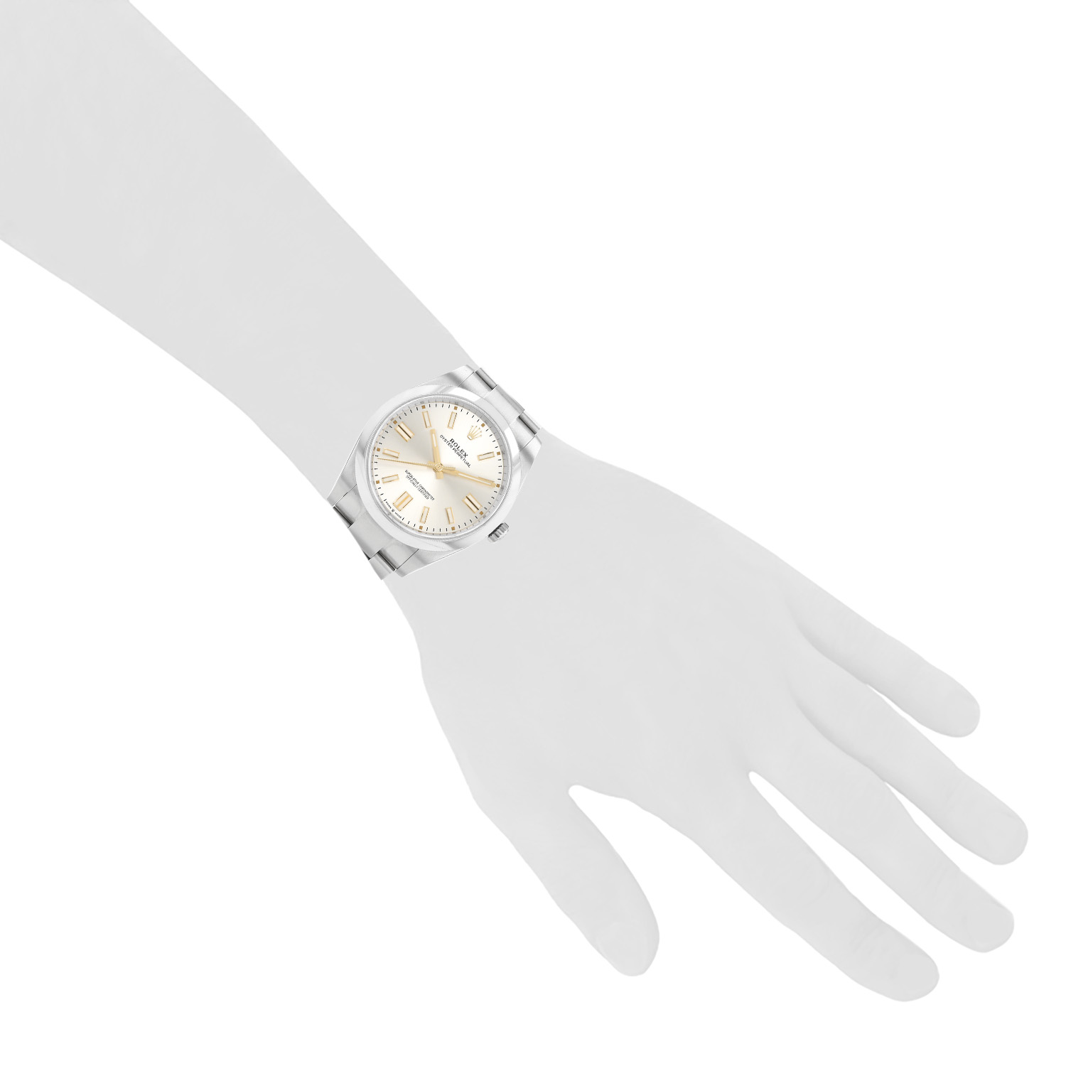 Montre Rolex Oyster Perpetual en acier Ref: Rolex - 124300  Vers 2021 - Detail D1