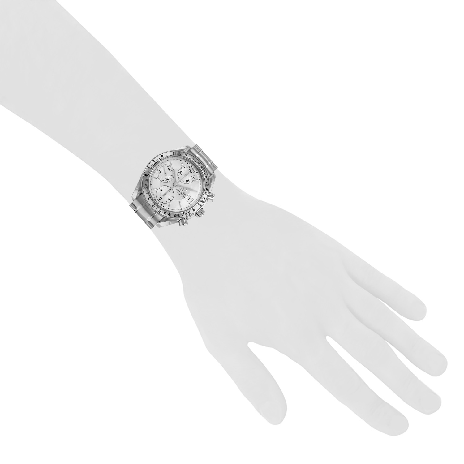 Montre Omega Speedmaster Automatic en acier Ref: Omega - 1750083  Vers 2000 - Detail D1