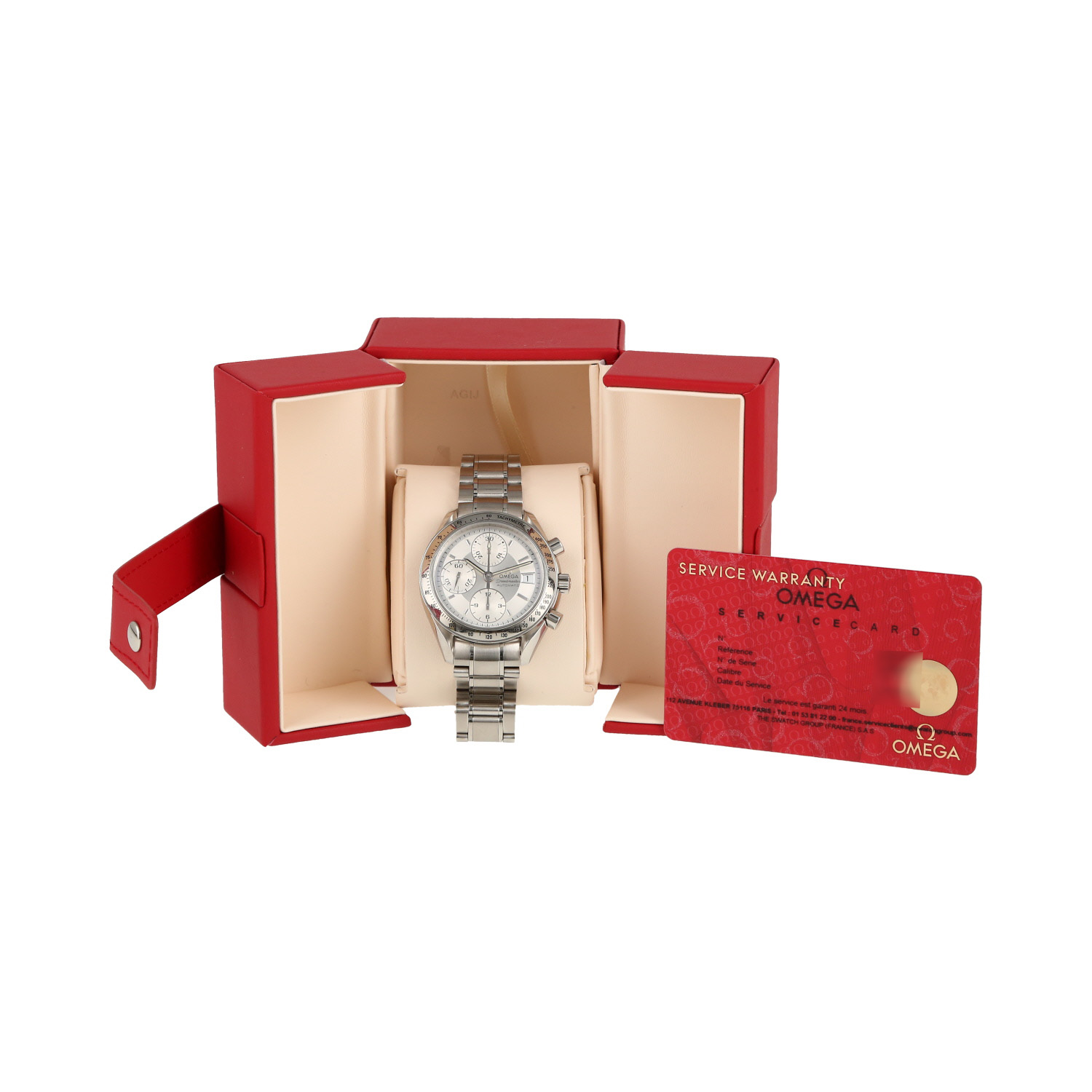 Montre Omega Speedmaster Automatic en acier Ref: Omega - 1750083  Vers 2000 - Detail D2