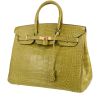 Hermès  Birkin 35 cm handbag  in anise green alligator - 00pp thumbnail