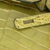Sac à main Hermès  Birkin 35 cm en alligator vert-anis - Detail D4 thumbnail