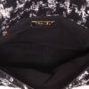 Chanel  19 shoulder bag  in black and grey tweed - Detail D3 thumbnail