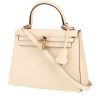 Hermès  Kelly 25 cm handbag  in Craie epsom leather - 00pp thumbnail