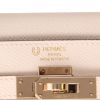 Hermès  Kelly 25 cm handbag  in Craie epsom leather - Detail D2 thumbnail