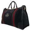 Gucci   weekend bag  velvet  and navy blue leather - Detail D2 thumbnail