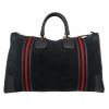 Gucci   weekend bag  velvet  and navy blue leather - Detail D5 thumbnail