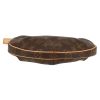 Bolso de mano Louis Vuitton  Croissant en lona Monogram marrón y cuero natural - Detail D1 thumbnail