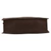 Shopping bag Louis Vuitton  Sac Plat in tela a scacchi ebana e pelle lucida marrone - Detail D1 thumbnail