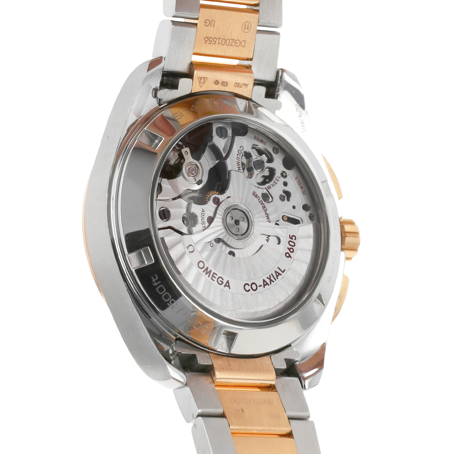 Reloj Omega Seamaster Aqua Terra Chronographe de oro y acero Ref: Omega - 178.2090  Circa 2019 - Detail D3