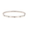 Cartier Love small model bracelet in white gold - 360 thumbnail