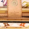 Louis Vuitton  Judy handbag  in multicolor and white monogram canvas  and natural leather - Detail D2 thumbnail