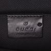 Sac à main Gucci   en toile siglée noire et cuir noir - Detail D2 thumbnail