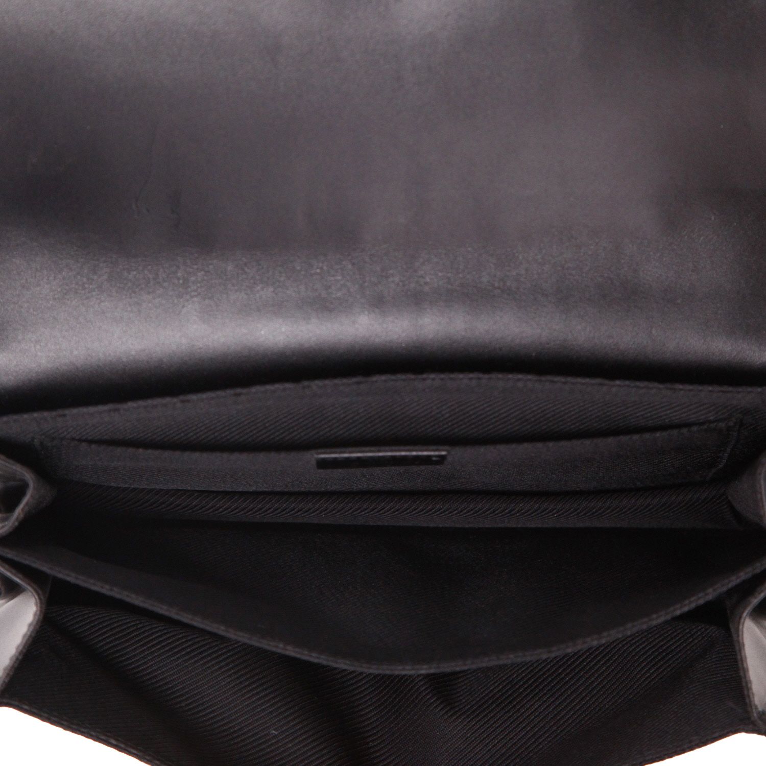 Sac à main Gucci   en toile siglée noire et cuir noir - Detail D3