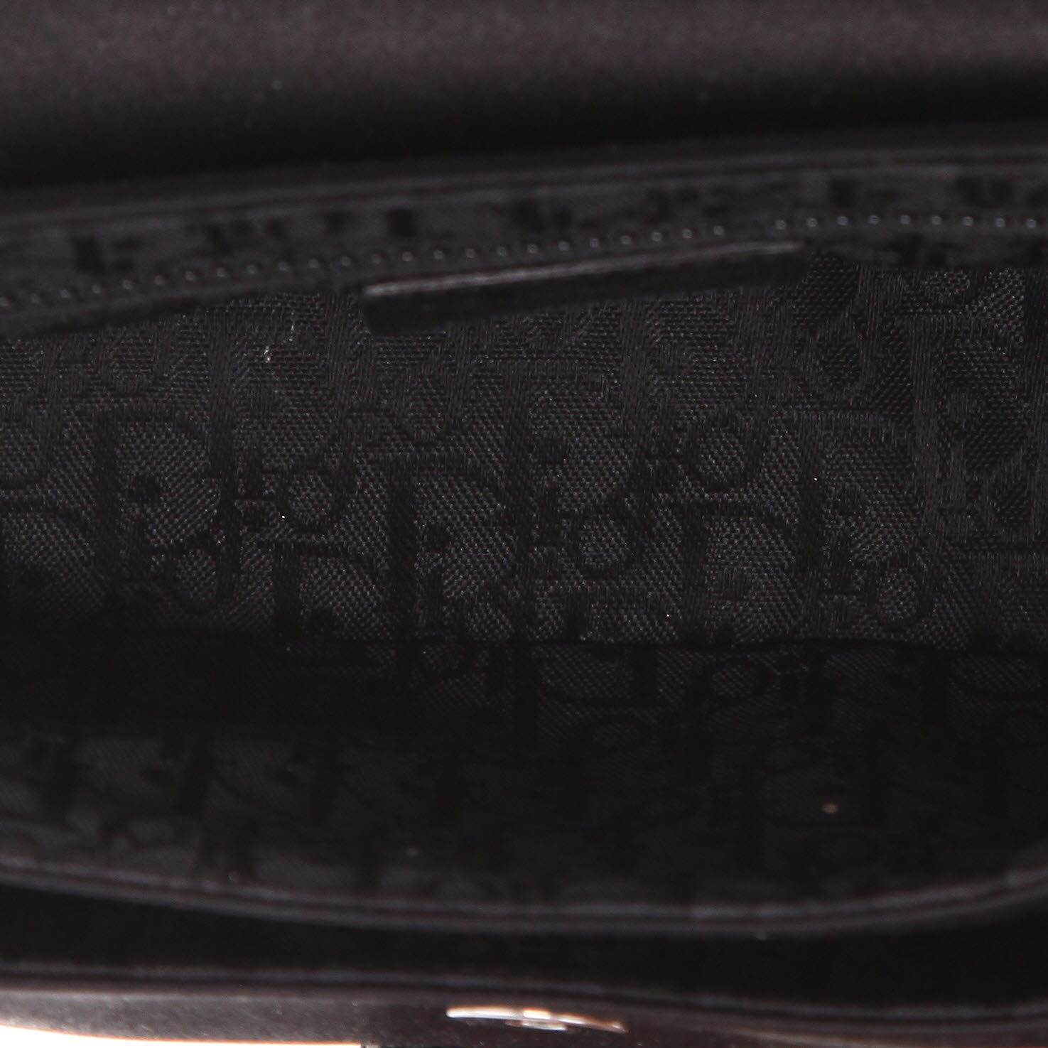 Dior  Hardcore handbag  in black canvas - Detail D3