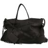 Balenciaga  Blackout city weekend bag  in black leather - 00pp thumbnail
