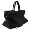 Balenciaga  Blackout city weekend bag  in black leather - Detail D3 thumbnail