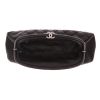 Chanel  Pochette pouch  in black satin - Detail D3 thumbnail