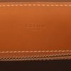 Shopping bag Celine  Vertical in tela beige e pelle marrone - Detail D2 thumbnail