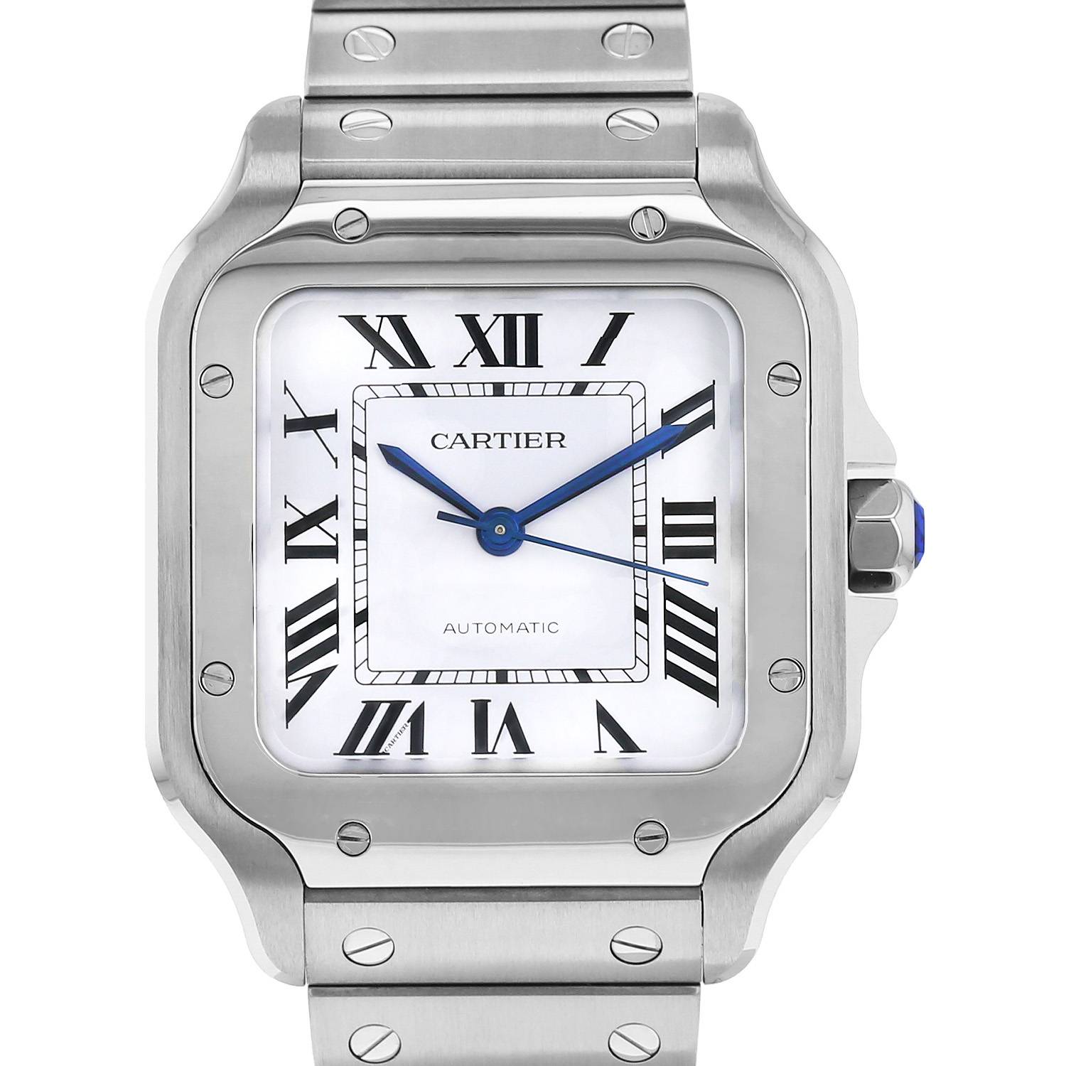Reloj Cartier Santos de acero Ref: Cartier - 4075  Circa 2023