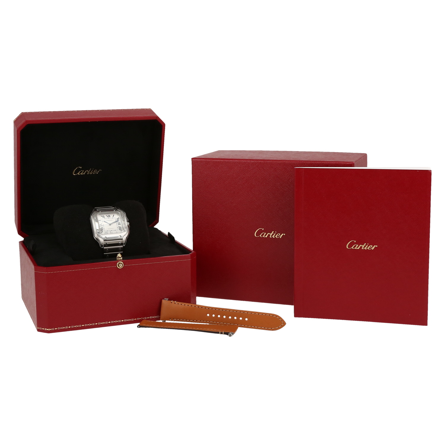 Reloj Cartier Santos de acero Ref: Cartier - 4075  Circa 2023 - Detail D2