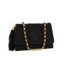 Chanel  Vintage handbag  in black canvas - 360 thumbnail