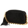 Chanel  Vintage shoulder bag  in black satin - 00pp thumbnail
