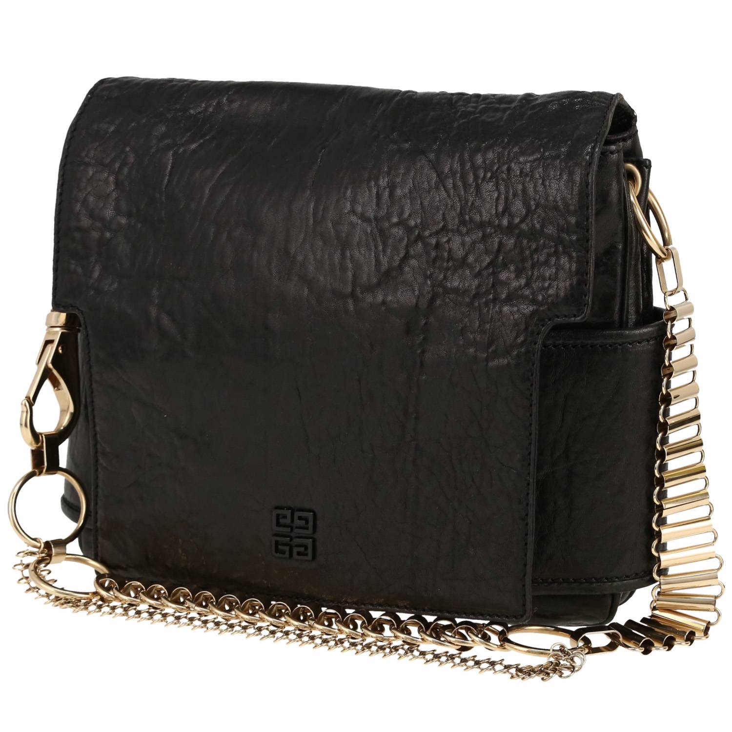 Givenchy handbag in black burnished leather