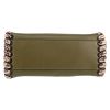 Fendi  Peekaboo handbag  in khaki leather  and python - Detail D1 thumbnail
