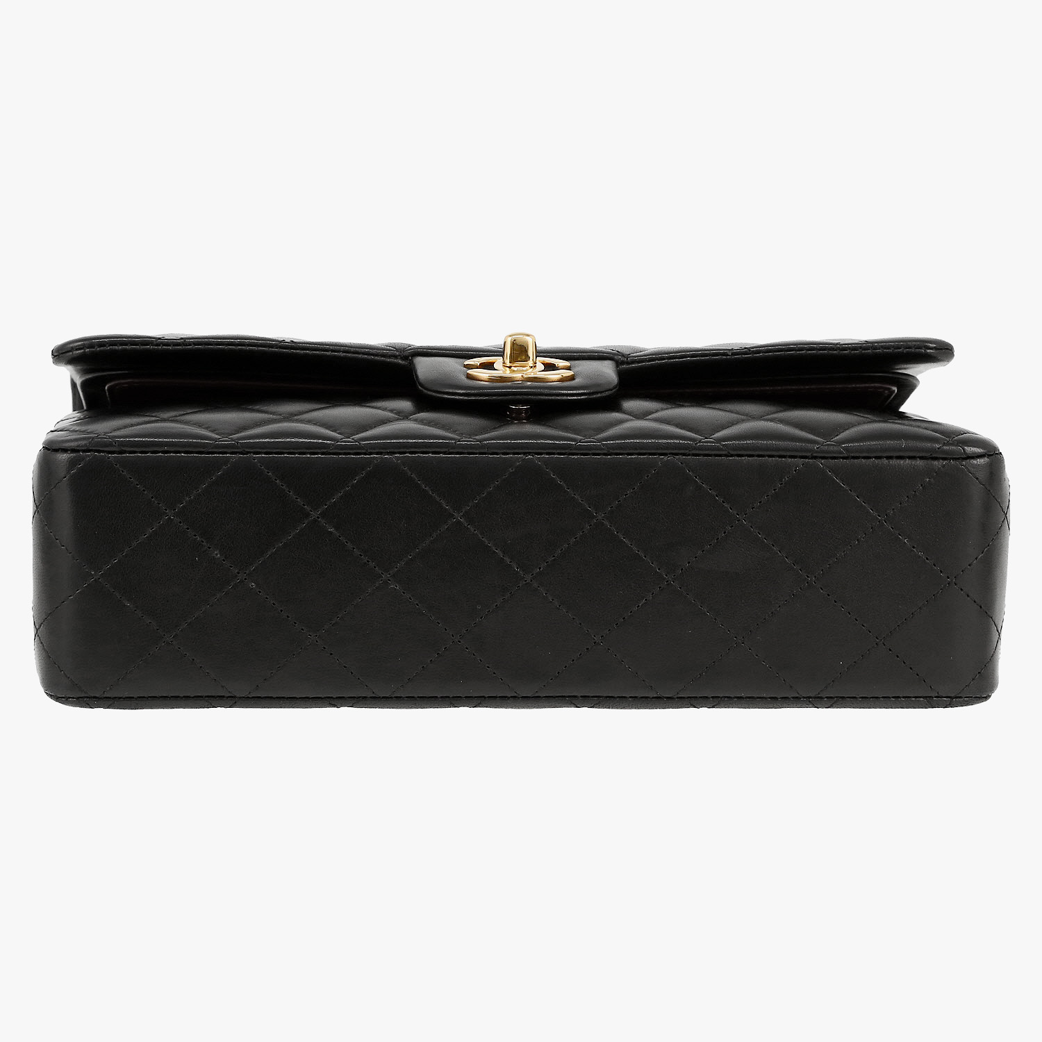 Sac à main Chanel  Timeless Classic en cuir matelassé noir - Detail D1