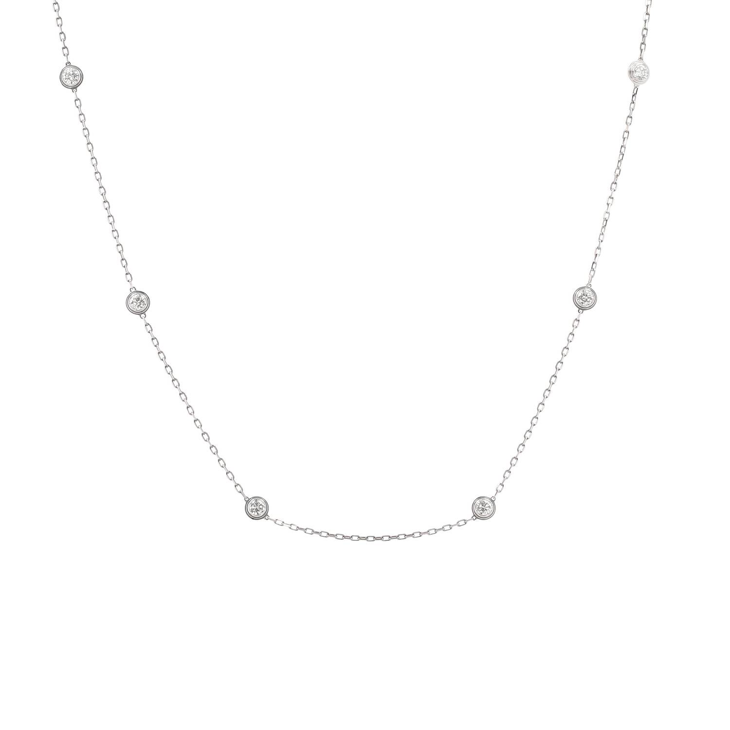 Diamant Léger Necklace In And Diamonds